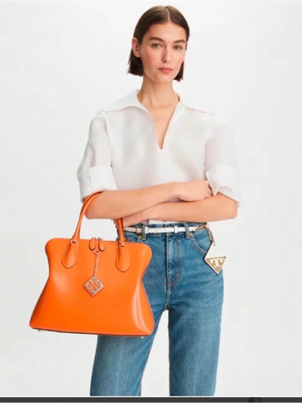 NWOT Tory Burch Swing Satchel Bag - Picture 8 of 8
